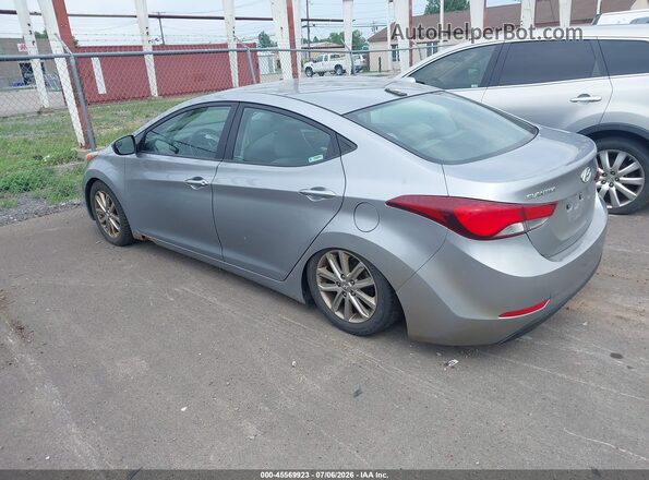 5NPDH4AE0GH661908 2016 HYUNDAI ELANTRA Silver Tył lewy