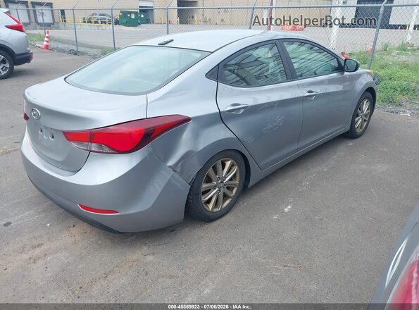 5NPDH4AE0GH661908 2016 HYUNDAI ELANTRA Silver Tył prawy
