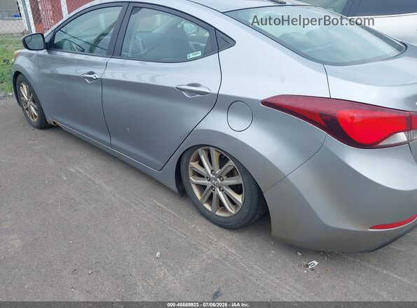5NPDH4AE0GH661908 2016 HYUNDAI ELANTRA Silver Widok zestawu wskaźników