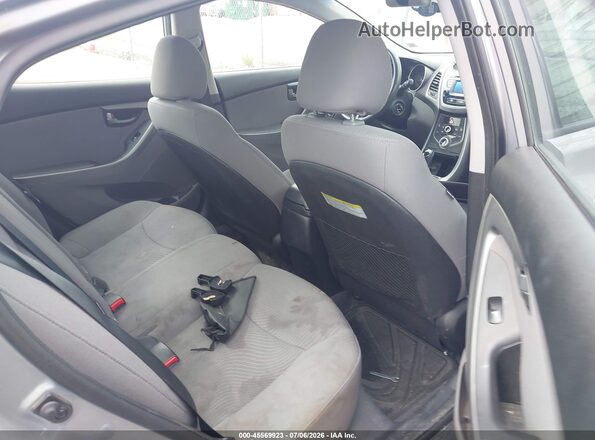 5NPDH4AE0GH661908 2016 HYUNDAI ELANTRA Silver Widok naklejki z numerem VIN
