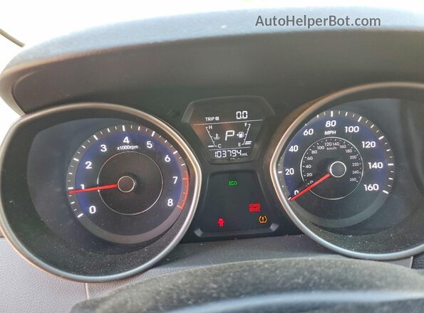 5NPDH4AE0GH670785 2016 HYUNDAI ELANTRA Silver ხელსაწყოთა პანელის ხედი