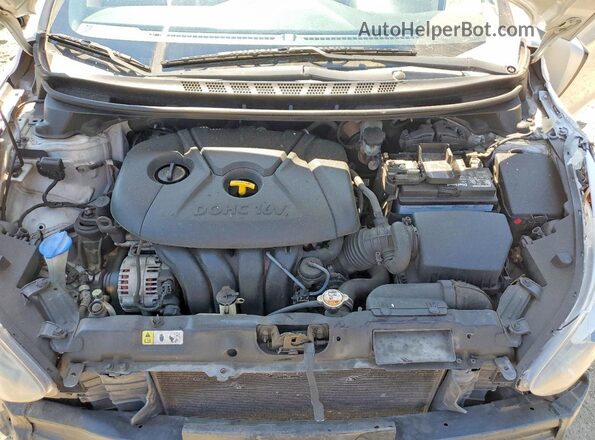5NPDH4AE0GH670785 2016 HYUNDAI ELANTRA Silver უკანა სალონის ხედი