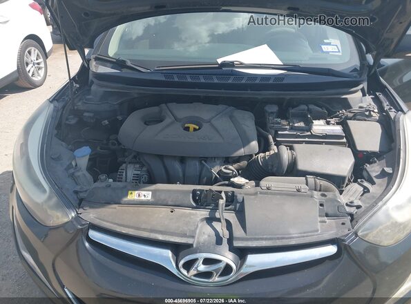 5NPDH4AE0GH672732 2016 HYUNDAI ELANTRA Black Vista trasera