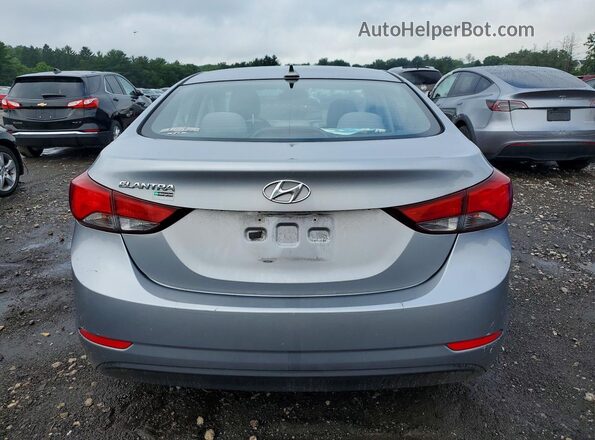 5NPDH4AE0GH685304 2016 HYUNDAI ELANTRA Silver Вид ззаду