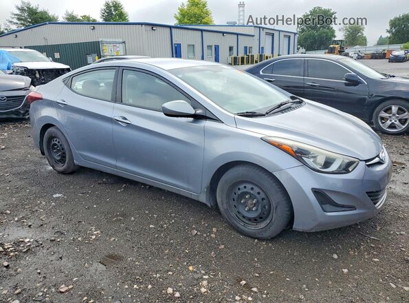 5NPDH4AE0GH685304 2016 HYUNDAI ELANTRA Silver Передня права чверть