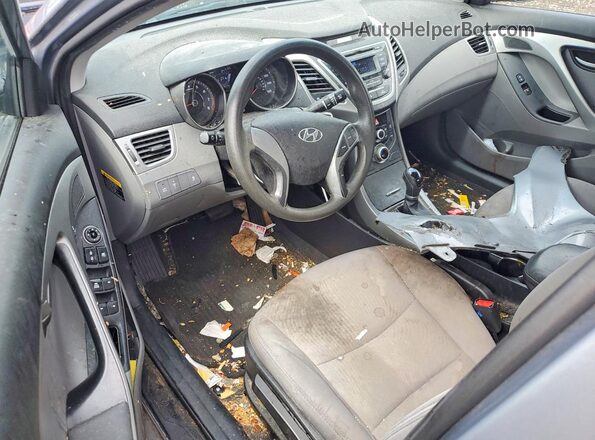 5NPDH4AE0GH685304 2016 HYUNDAI ELANTRA Silver Вид панелі приладів
