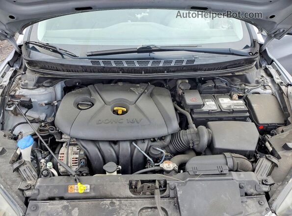 5NPDH4AE0GH685304 2016 HYUNDAI ELANTRA Silver Вид задньої частини салону