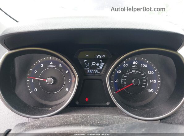 5NPDH4AE0GH688333 2016 HYUNDAI ELANTRA Gray Вид задніх сидінь