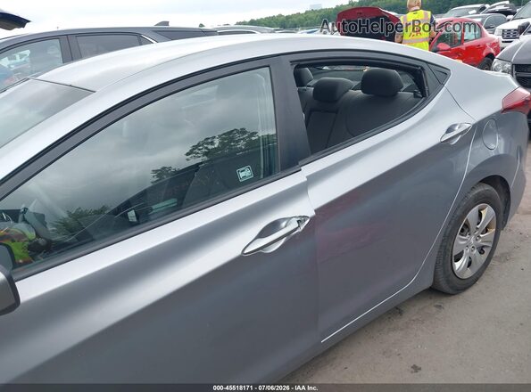 5NPDH4AE0GH688333 2016 HYUNDAI ELANTRA Gray Вид спереду