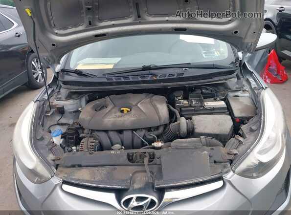 5NPDH4AE0GH688333 2016 HYUNDAI ELANTRA Gray Вид ззаду