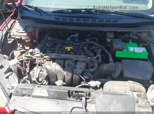 5NPDH4AE0GH699655 2016 HYUNDAI ELANTRA Бордовый Вид сзади