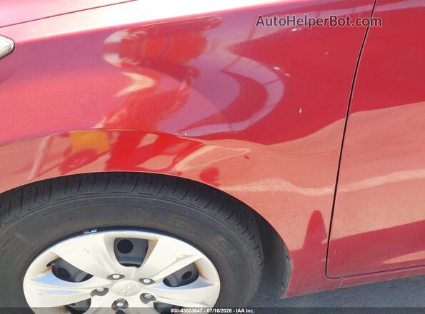 5NPDH4AE0GH699655 2016 HYUNDAI ELANTRA Бордовый Вид щитка приборов