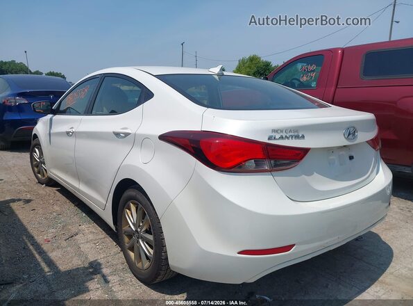 5NPDH4AE0GH702604 2016 HYUNDAI ELANTRA White Հետևի ձախ