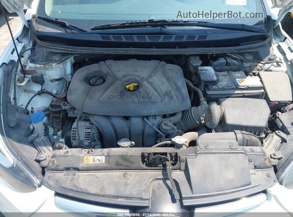 5NPDH4AE0GH702604 2016 HYUNDAI ELANTRA White Հետևի տեսք