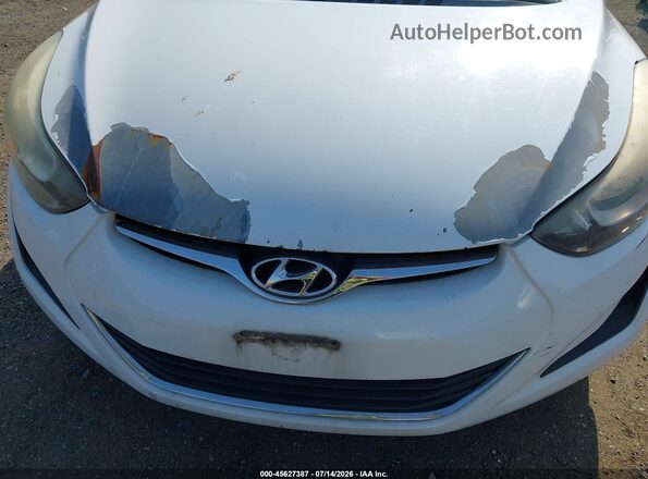 5NPDH4AE0GH721248 2016 HYUNDAI ELANTRA Белый Вид спереди
