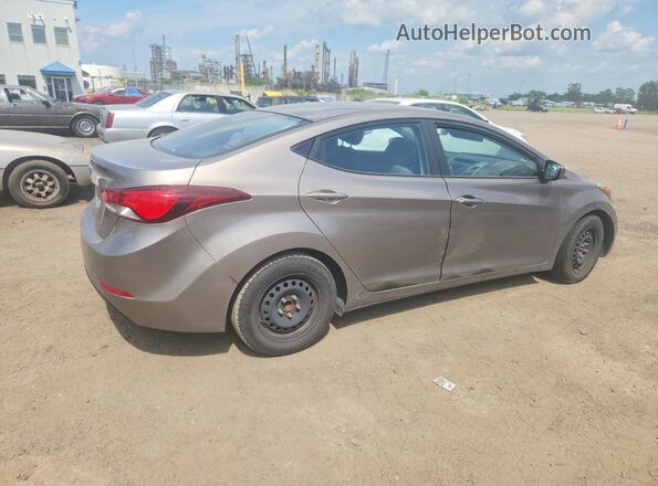 5NPDH4AE0GH727423 2016 HYUNDAI ELANTRA Beige უკანა მარჯვენა