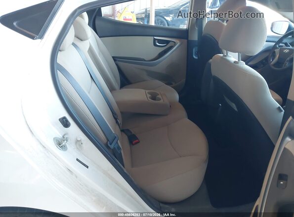5NPDH4AE0GH727468 2016 HYUNDAI ELANTRA White Вид наклейки з VIN-кодом