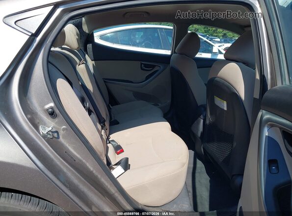 5NPDH4AE0GH732914 2016 HYUNDAI ELANTRA Gray Вид наклейки з VIN-кодом