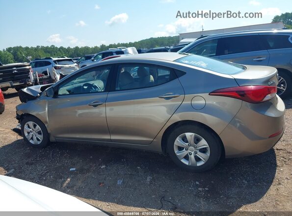 5NPDH4AE0GH732914 2016 HYUNDAI ELANTRA Gray Панорамний вид салону 360°