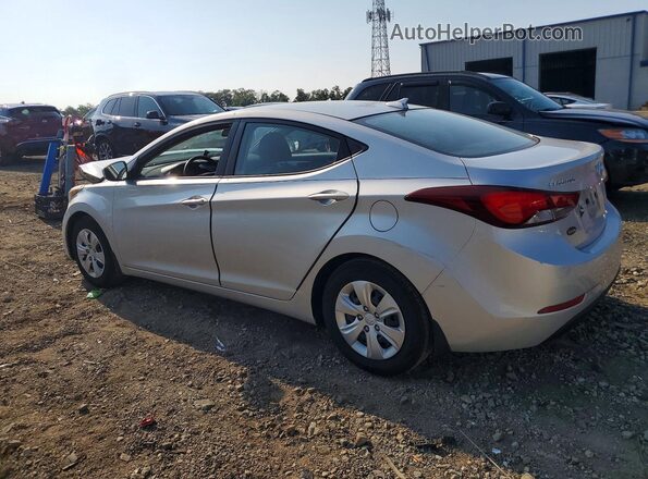5NPDH4AE0GH759014 2016 HYUNDAI ELANTRA Серебряный Задняя левая четверть