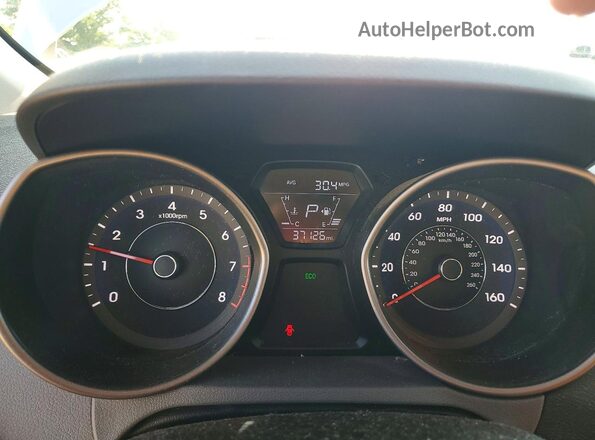 5NPDH4AE0GH759014 2016 HYUNDAI ELANTRA Серебряный Вид щитка приборов