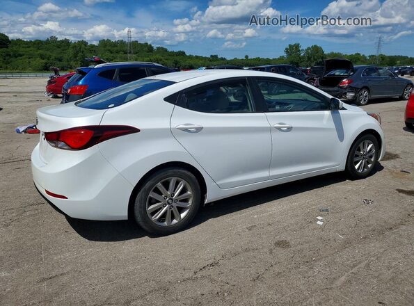 5NPDH4AE0GH768327 2016 HYUNDAI ELANTRA White უკანა მარჯვენა