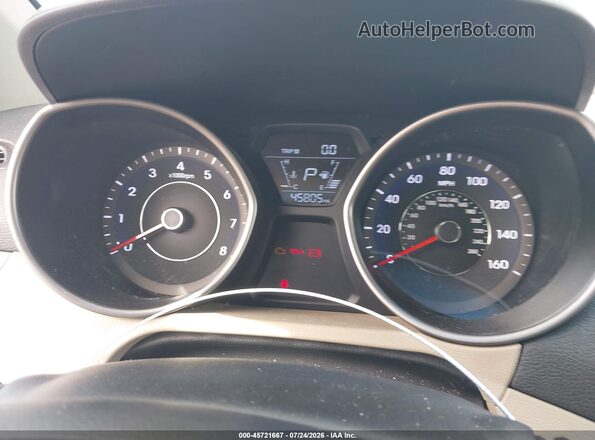 5NPDH4AE1GH656040 2016 HYUNDAI ELANTRA Белый Вид задних сидений