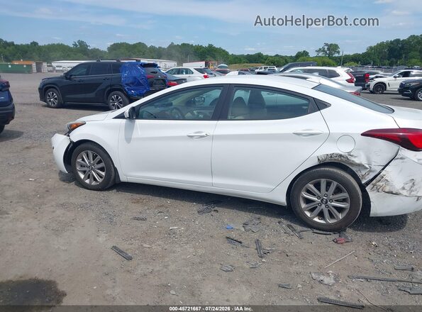 5NPDH4AE1GH656040 2016 HYUNDAI ELANTRA Белый Панорамный вид салона 360°