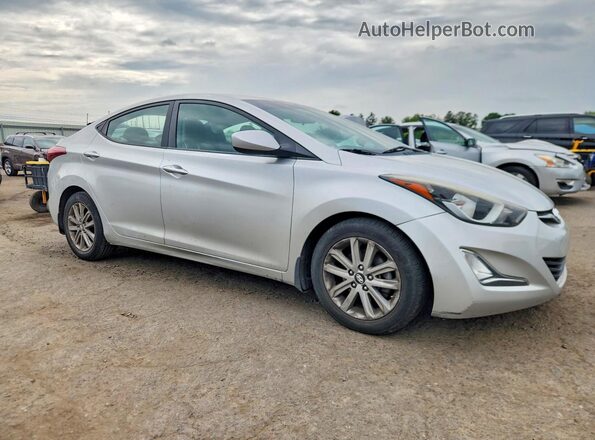 5NPDH4AE1GH661352 2016 HYUNDAI ELANTRA Silver Front right