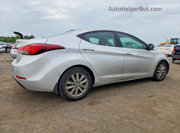 5NPDH4AE1GH661352 2016 HYUNDAI ELANTRA Silver Rear right