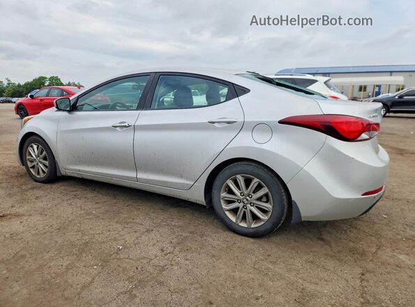 5NPDH4AE1GH661352 2016 HYUNDAI ELANTRA Silver Rear left