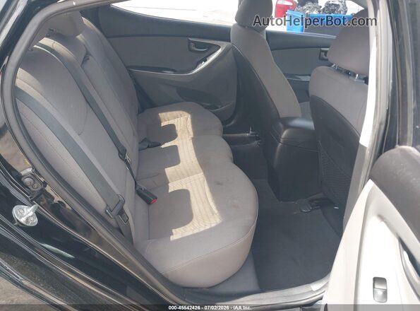 5NPDH4AE1GH668527 2016 HYUNDAI ELANTRA Black Widok naklejki z numerem VIN