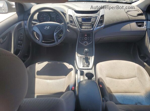 5NPDH4AE1GH672397 2016 HYUNDAI ELANTRA Silver Vista del salpicadero