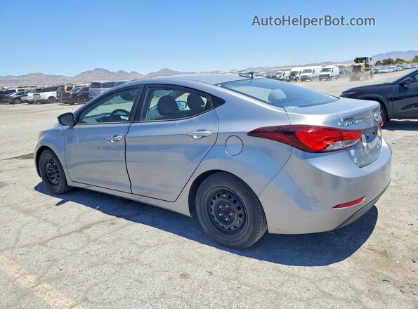 5NPDH4AE1GH672397 2016 HYUNDAI ELANTRA Silver Trasero izquierdo