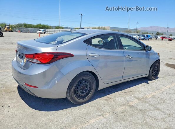 5NPDH4AE1GH672397 2016 HYUNDAI ELANTRA Silver Trasero derecho