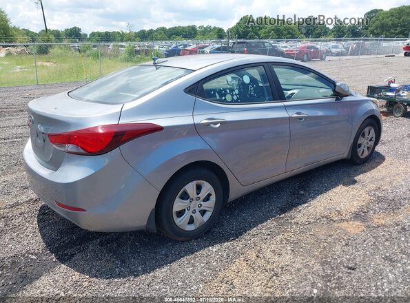 5NPDH4AE1GH720948 2016 HYUNDAI ELANTRA Silver Rear right