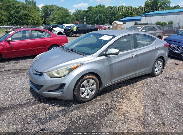 5NPDH4AE1GH720948 2016 HYUNDAI ELANTRA Silver Front left