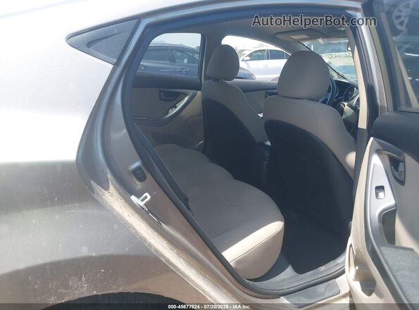 5NPDH4AE1GH721503 2016 HYUNDAI ELANTRA Brown VIN sticker view
