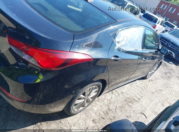 5NPDH4AE1GH722876 2016 HYUNDAI ELANTRA Black უკანა მარჯვენა