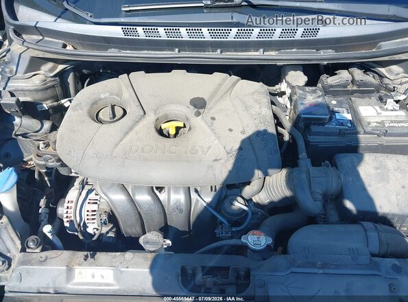 5NPDH4AE1GH722876 2016 HYUNDAI ELANTRA Black უკანა ხედი