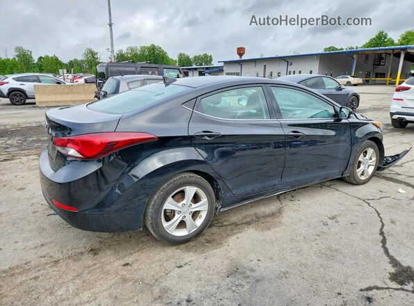 5NPDH4AE1GH731061 2016 HYUNDAI ELANTRA Black Задня права чверть