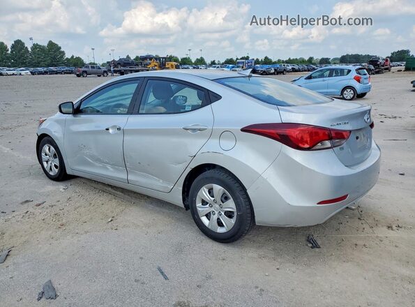 5NPDH4AE1GH735076 2016 HYUNDAI ELANTRA Silver Задня ліва чверть