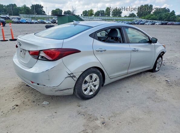 5NPDH4AE1GH735076 2016 HYUNDAI ELANTRA Silver Задня права чверть