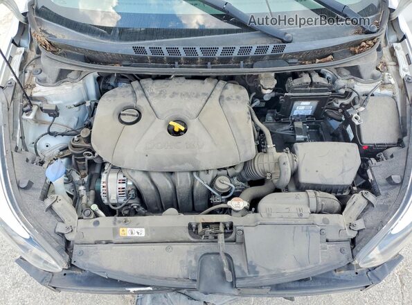 5NPDH4AE1GH735076 2016 HYUNDAI ELANTRA Silver Вид задньої частини салону