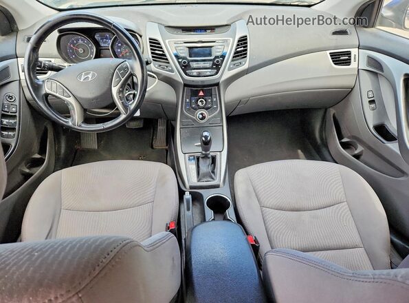 5NPDH4AE1GH736535 2016 HYUNDAI ELANTRA Blue Widok deski rozdzielczej