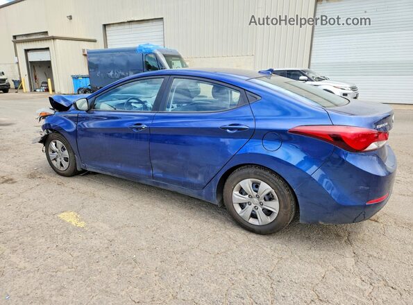 5NPDH4AE1GH736535 2016 HYUNDAI ELANTRA Blue Tył lewy