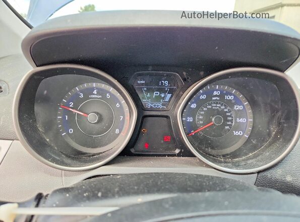 5NPDH4AE1GH736535 2016 HYUNDAI ELANTRA Blue Widok zestawu wskaźników