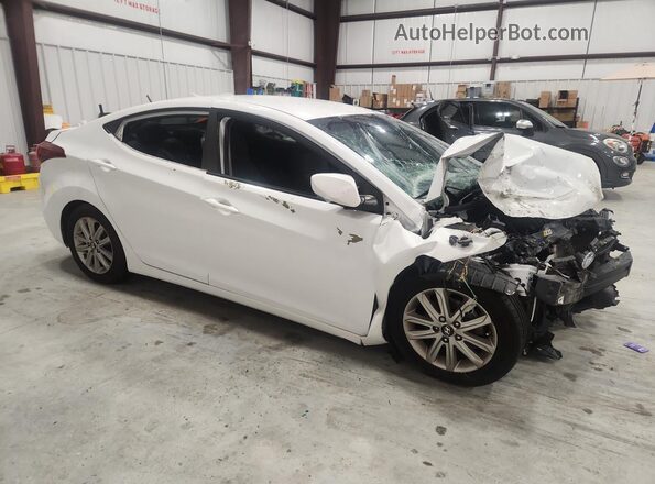 5NPDH4AE1GH755456 2016 HYUNDAI ELANTRA White Delantero derecho