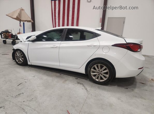 5NPDH4AE1GH755456 2016 HYUNDAI ELANTRA White Trasero izquierdo