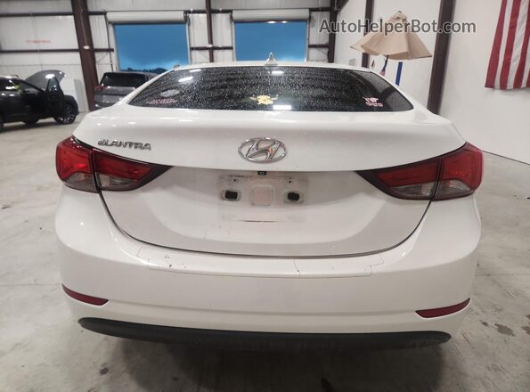 5NPDH4AE1GH755456 2016 HYUNDAI ELANTRA White Vista trasera